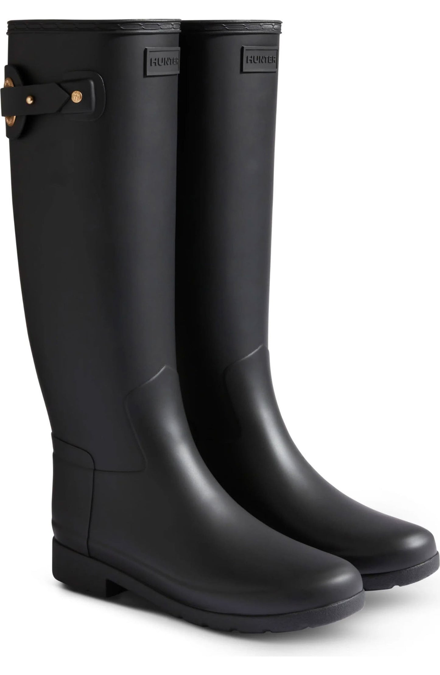 Hunter Refined Tall Black Boots