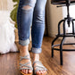 Not Rated Eliana Sandals in Silver - Rural Haze
