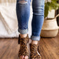 Not Rated Jas Sandals in Leopard - Rural Haze