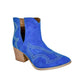 Journee Ankle Boots in Blue