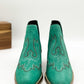 Kickin' Booties in Turquoise Suede