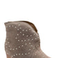 Twilight Studded Heeled Ankle Boot in Taupe